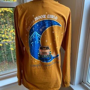 Two women’s Simply Southern long-sleeved shirts